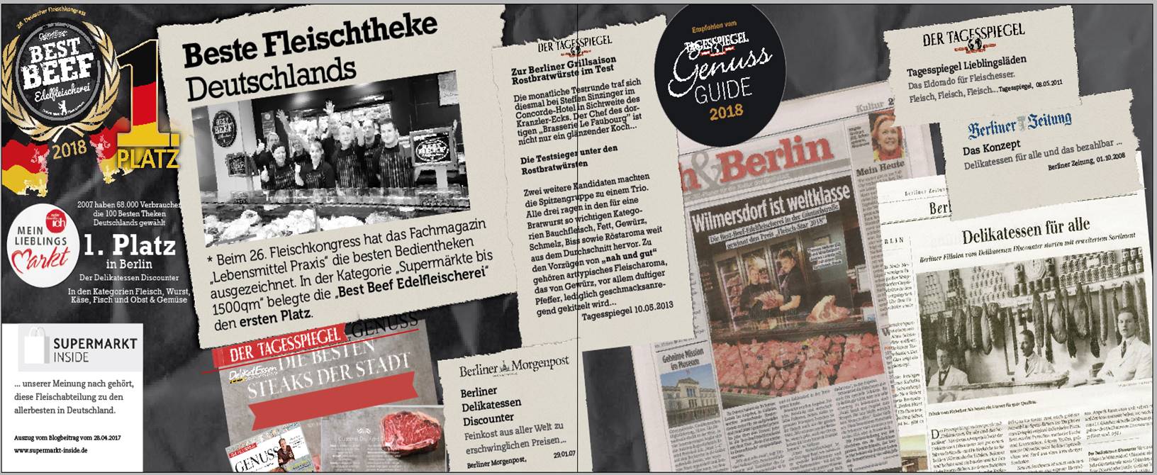 Zeitungsartikel Collage