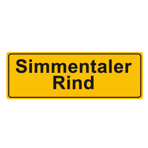 simmentaler rind label
