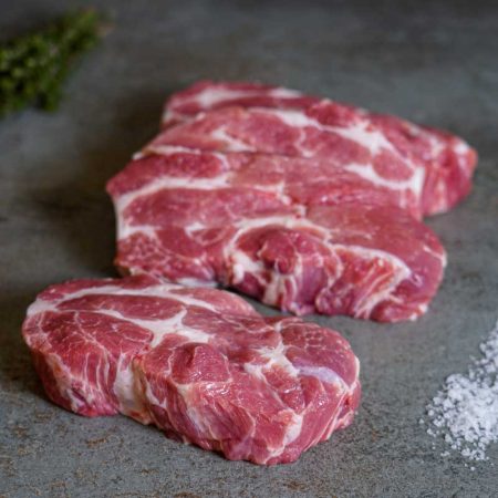 Uckermärker Duroc Schweinekamm ohne Knochen
